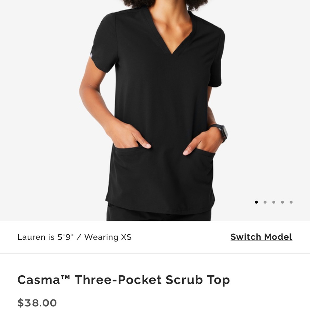 Figs Casma Three Pocket Scrub Top